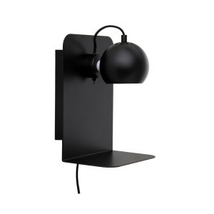 Frandsen wandlamp Ball – zwart – 18x22x30cm Frandsen wandlamp Ball – zwart – 18x22x30cm