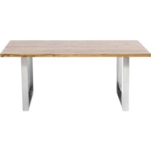 Kare Design Eettafel Jackie 160x80cm eik chroom Kare Design Eettafel Jackie 160x80cm eik chroom