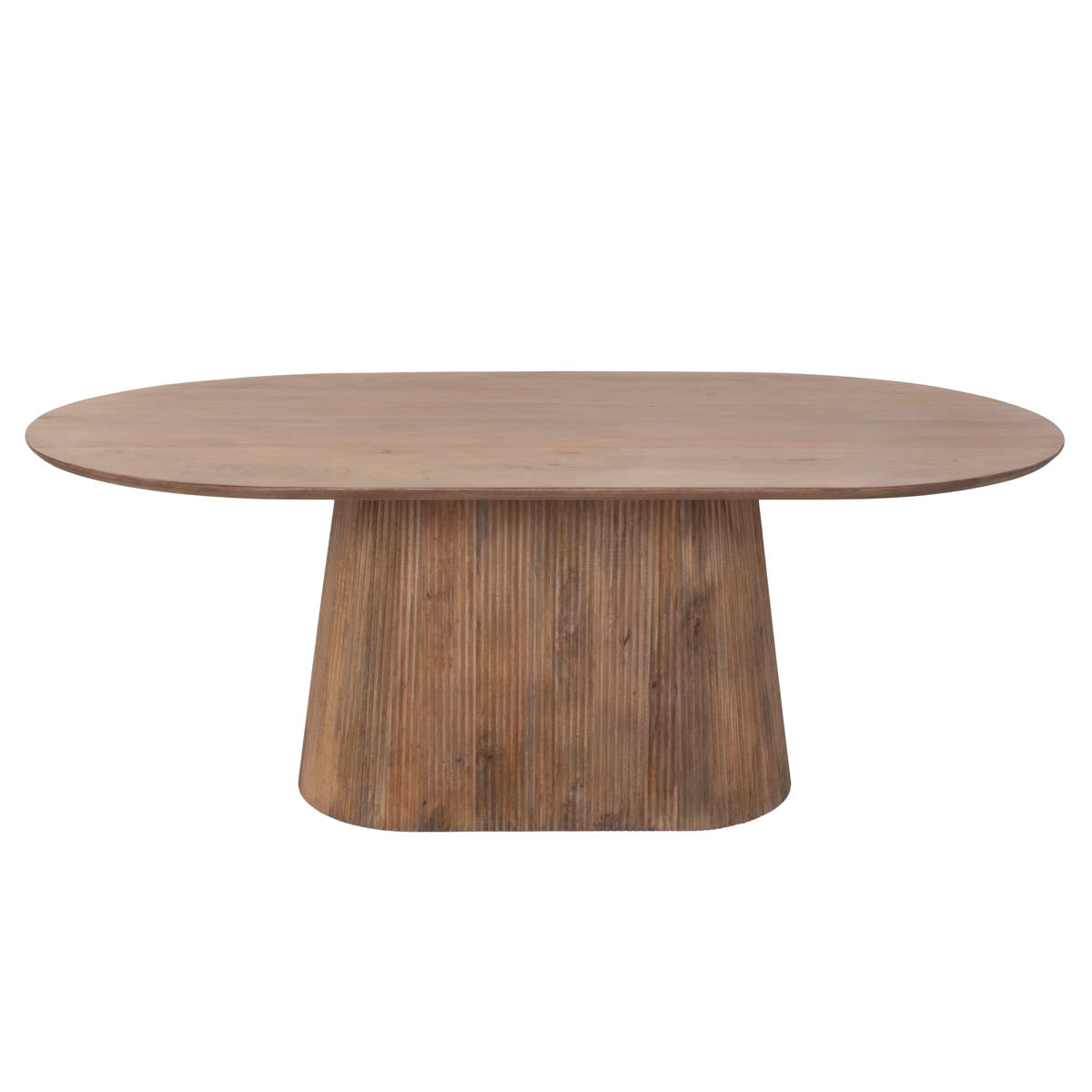 Giga Meubel Eettafel Salvador - Naturel Hout - 200x110x76cm
