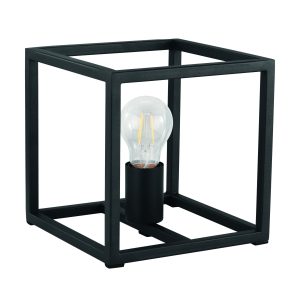 EGLO tafellamp Eldrick – e27(excl.) – industrieel – 20cm – metaal – zw EGLO tafellamp Eldrick – e27(excl.) – industrieel – 20cm – metaal – zw