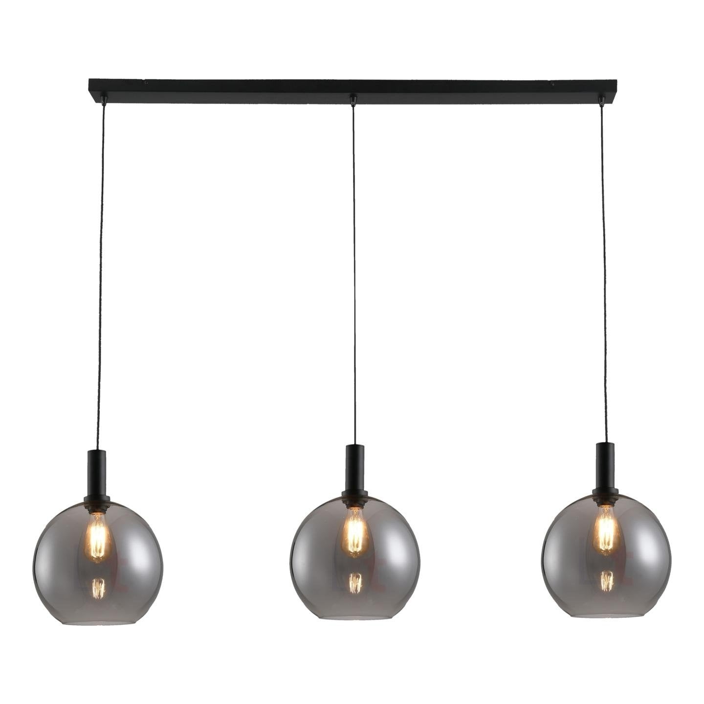 Freelight hanglamp Chandra - 3 lichts - 120 x 130 cm - zwart