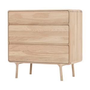Gazzda Fawn Drawer Eikenhouten Ladekast – Whitewash