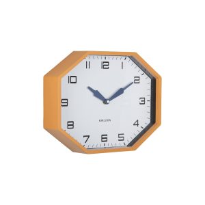 Karlsson wandklok Modern Factory Octagon – geel – Ø32cm Karlsson wandklok Modern Factory Octagon – geel – Ø32cm