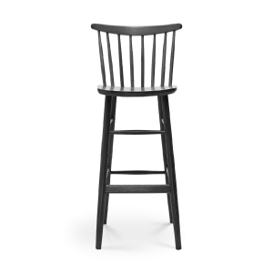 Fameg Lucia houten barkruk zwart gebeitst – 75 cm Fameg Lucia houten barkruk zwart gebeitst – 75 cm