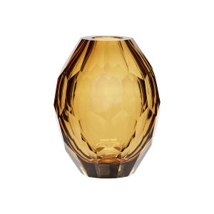 Hübsch vaas Facet – glas – ø13xh17cm