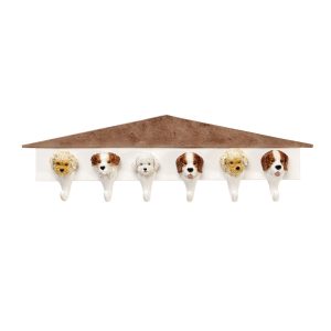 Kare Design Wand Kapstok honden wit 65cm Kare Design Wand Kapstok honden wit 65cm