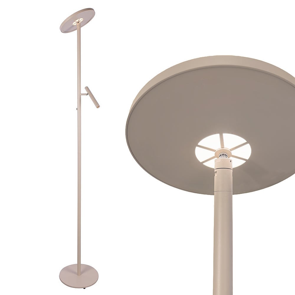 Freelight vloerlamp Stanza - 2 lichts - 30 x 180.5 cm - beige