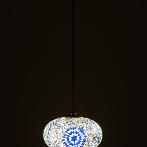 J-Line hanglamp Mozaiek – glas/metaal – blauw – large J-Line hanglamp Mozaiek – glas/metaal – blauw – large