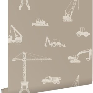 ESTAhome behang voertuigen taupe – 53 cm x 10.05 m – 139970 ESTAhome behang voertuigen taupe – 53 cm x 10.05 m – 139970
