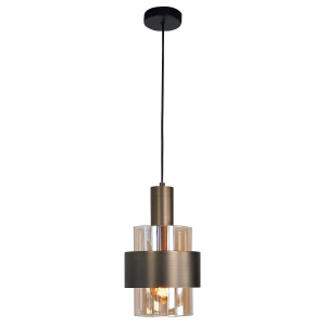 Highlight hanglamp Marrone – 1 lichts – 18 x 150 cm – brons Highlight hanglamp Marrone – 1 lichts – 18 x 150 cm – brons