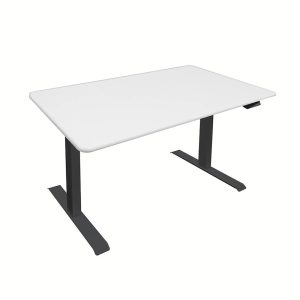 Home Deluxe in hoogte verstelbaar bureau LUMINA Zwart – Wit
