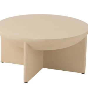 J-Line salontafel Halfy – mangohout – wit J-Line salontafel Halfy – mangohout – wit