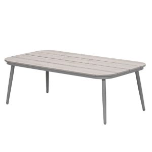Garden Impressionsloungetafel Burela 130×70 cm – taupe-light teak look