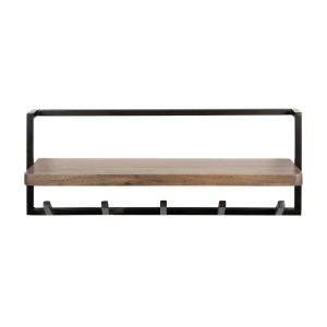 Giga Meubel Kapstok Air Solid – Bruin Hout – 6 Haken – 85x25x32cm Giga Meubel Kapstok Air Solid – Bruin Hout – 6 Haken – 85x25x32cm