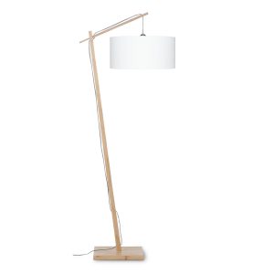 GOOD&MOJO vloerlamp Andes – wit – Ø47cm