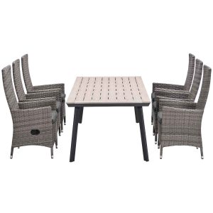 Garden Impressions tuinset Nice – Penedo grijs – 7-delig Garden Impressions tuinset Nice – Penedo grijs – 7-delig