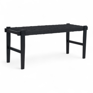 Furnhouse bankje Nobel – Zwart – 38x110x47