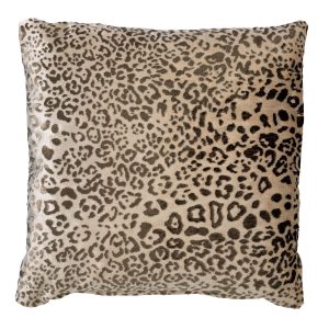 LEONELLE | sierkussen 45×45 cm | Pumice Stone | beige | dierenprint |