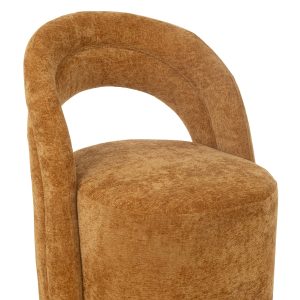 J-Line stoel Accent stoel – textiel – oker