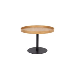 Housecraft Living Yuri Bijzettafel Rond 56×56 cm Hout Eiken – Bruin
