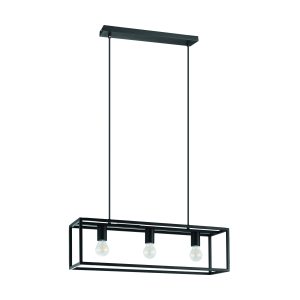 EGLO hanglamp Eldrick – e27 – 70 cm – zwart EGLO hanglamp Eldrick – e27 – 70 cm – zwart