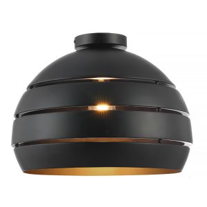 Freelight plafondlamp Djarin – 1 lichts – 40 x 32 cm – zwart goud Freelight plafondlamp Djarin – 1 lichts – 40 x 32 cm – zwart goud