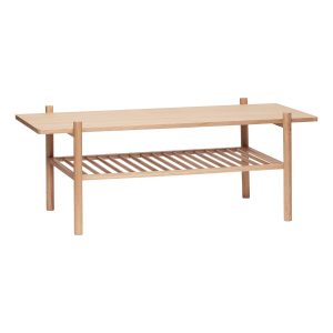 Hübsch salontafel Acorn – mdf/eikenfineer/eikenhout – 120x57xh46cm
