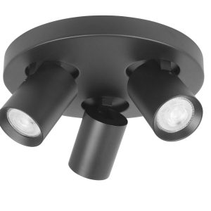Highlight spot Oliver – 3 lichts – 25 x 13 cm – zwart