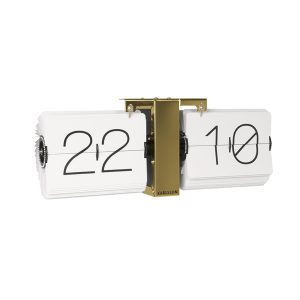 Karlsson tafelklok Flip Klok No Case – wit – 8.5x36x14cm
