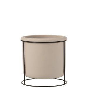 J-Line bloempot Hangend – cement – taupe – small – Ø 16 cm J-Line bloempot Hangend – cement – taupe – small – Ø 16 cm