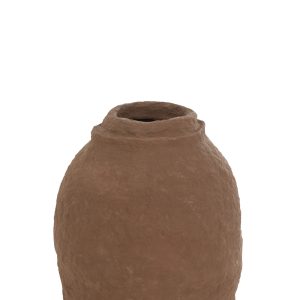 J-Line vaas – papier mache – bruin – medium – 59 cm hoog