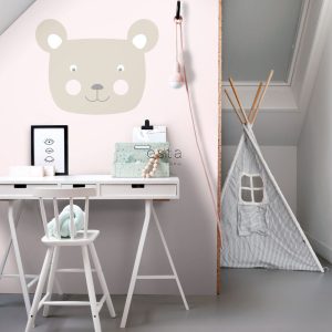 ESTAhome muursticker dierenkoppen beige – 70 x 55 cm – 158972 ESTAhome muursticker dierenkoppen beige – 70 x 55 cm – 158972