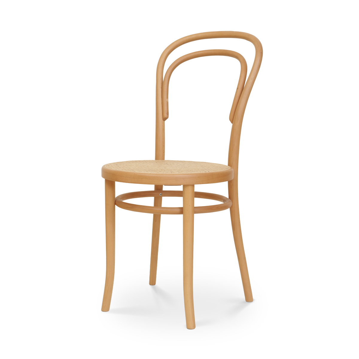Fameg Vienna Thonet No.14 Houten Bistrostoel Naturel - Rotan Zitting