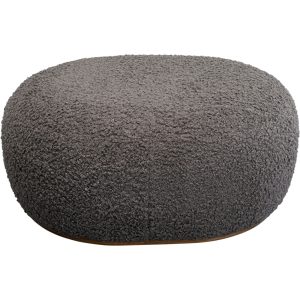 Kare Design Kruk Pebble Boucle 81cm grijs