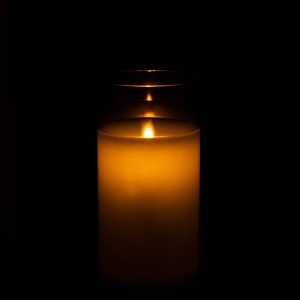 J-Line lamp Blinkend – glas – grijs – medium – LED lichtjes J-Line lamp Blinkend – glas – grijs – medium – LED lichtjes