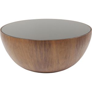 Kare Design Salontafel Tear Drops Ø80cm walnoot Kare Design Salontafel Tear Drops Ø80cm walnoot