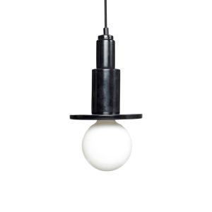 Hübsch hanger Sculpture – ijzer/marmer – ø12xh19cm, e27/40w Hübsch hanger Sculpture – ijzer/marmer – ø12xh19cm, e27/40w