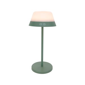 EGLO tafellamp Meggiano – draadloos – 32 cm – groen/wit EGLO tafellamp Meggiano – draadloos – 32 cm – groen/wit