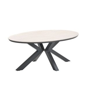 Garden Impressions Edison tuintafel – ovaal – 180 cm – light teak Viro