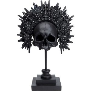 Kare Design Woonaccessoires king schedel zwart Kare Design Woonaccessoires king schedel zwart