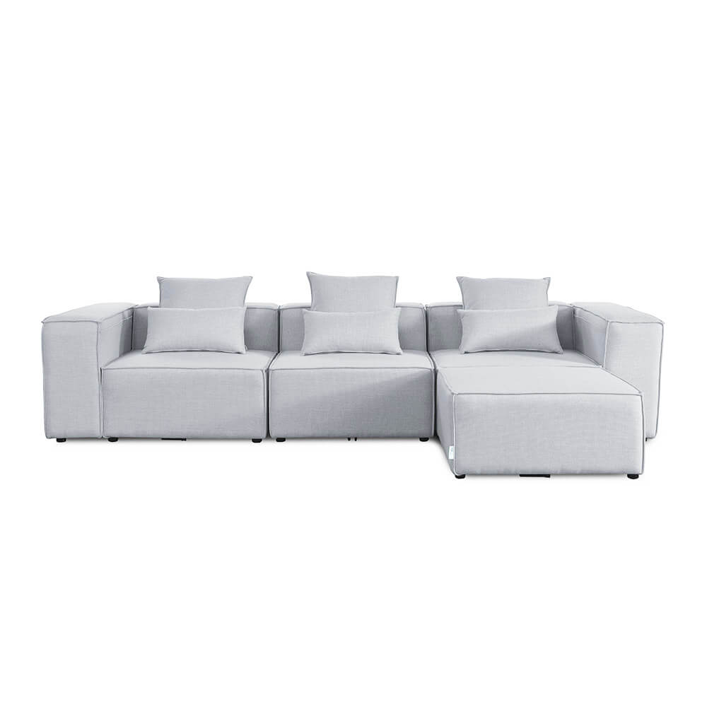 Home Deluxe Bank VERONA Lichtgrijs L