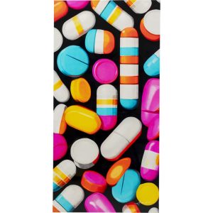 Kare Design Schilderij gestreepte capsules 70x140cm