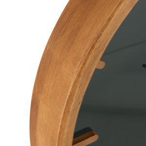 J-Line klok Rond – hout/glas – bruin/zwart – Ø 40 cm J-Line klok Rond – hout/glas – bruin/zwart – Ø 40 cm