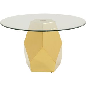 Kare Design Eettafel Ricchezza Ø130cm goud Kare Design Eettafel Ricchezza Ø130cm goud