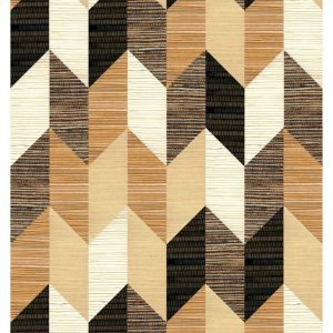 ESTAhome XXL behang grafisch motief zwart, bruin en beige – 50 x 900 c