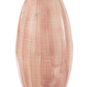 J-Line vaas Handgeschilderd – keramiek – roze – 55 cm hoog