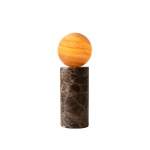 it's about RoMi tafellamp Tivoli – bruin – Ø12cm