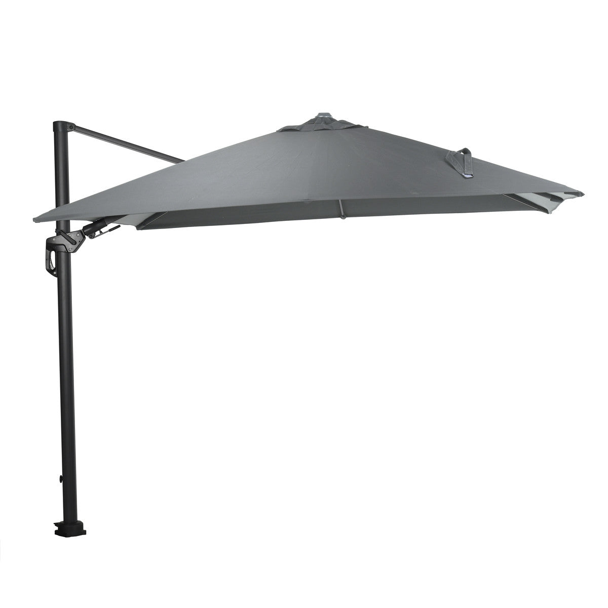 Garden Impressions zweefparasol Lumen LED donker grijs doek - 300x300