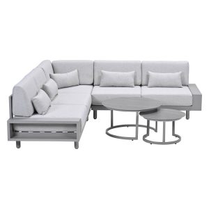 Garden Impressions Loungeset Lizzy 5-delig – Monte Carlo loungetafels