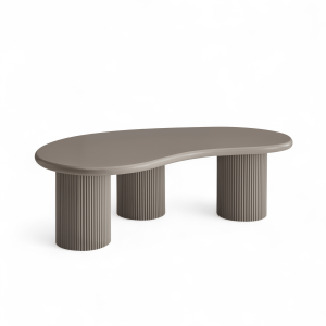 Furnhouse salontafel Wave – Beige – Ø 130 cm Furnhouse salontafel Wave – Beige – Ø 130 cm